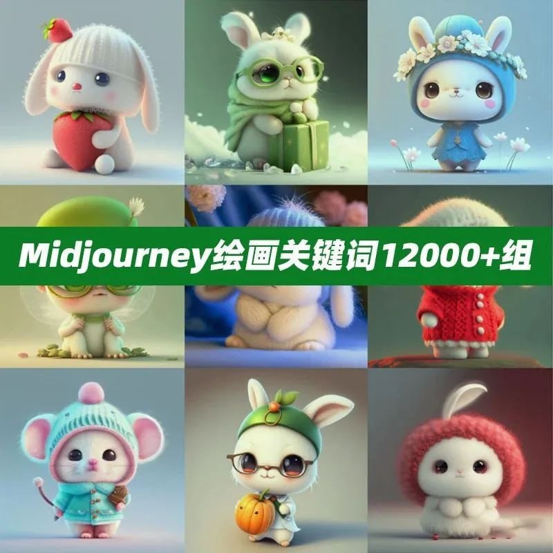 Midjourney 绘画关键词+配图 12000+  12.2M