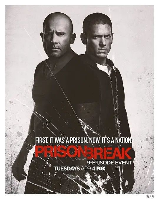 越狱 Prison Break S01-S05 BluRay 1080p 高码率 外挂双语 + 内嵌双语 776GB  134GB